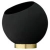 AYTM Globe Blumentopf Ø21 Cm, Schwarz