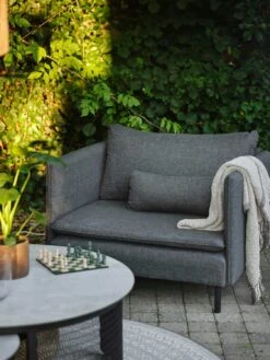 Brafab Callisto Modulsofa Sitzteil 1-Sitzer, Schwarz/Onyx -Gartenmöbel Rabatte brafab callisto 1 seater seat grey 4