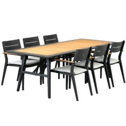 Brafab Chios Lehnstuhl Mit Kissen, Schwarz -Gartenmöbel Rabatte brafab chios karmstol svart m dyna 2