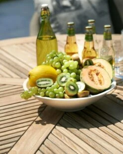 Brafab Circus Esstisch Teakholz, Ø130x73 Cm -Gartenmöbel Rabatte brafab circus 130 h 73 teak nature 3