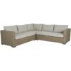 Brafab Funkia Ecksofa 5-Sitzer, Beige/Sand