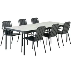 Brafab Innes Lehnstuhl, Anthrazit -Gartenmöbel Rabatte brafab innes karmstol antracit 7