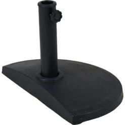 Brafab Kvitter Sonnenschirmfuß 9 Kg, Schwarz