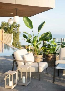 Brafab Lyra Sessel, Schwarz/Sand 11 Brafab Lyra Sessel, Schwarz/Sand -Gartenmöbel Rabatte brafab lyra armchair black with cushion 10