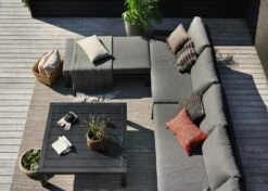 Brafab Stettler Modulsofa Endstück Links, Schwarz/Grau -Gartenmöbel Rabatte brafab stettler 2 s h matt black m d 5