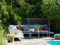 Brafab Taverny Coffee Table Ø85, White / Dark Grey -Gartenmöbel Rabatte brafab taverny coffee table 85 white dark grey 4