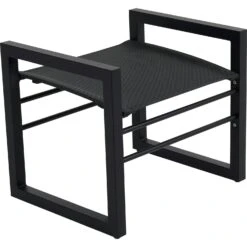 Brafab Vevi Fußstütze Aluminium , Schwarz