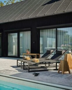 Brafab Vevi Sonnenliege, Schwarz -Gartenmöbel Rabatte brafab vevi resting bed black 4