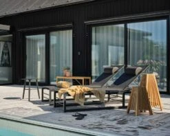 Brafab Vevi Sonnenliege, Schwarz -Gartenmöbel Rabatte brafab vevi resting bed black 5