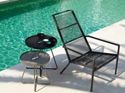 On The Move Side Table Small, Black -Gartenmöbel Rabatte cane line on the move beistelltisch small taupe 3