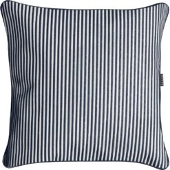 Narrow Stripe Kissen 45x45 Cm, Marineblau