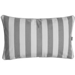 Wide Stripe Kissen 40x65 Cm, Grau