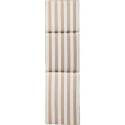 Wide Stripe Liegestuhlkissen 50x186 Cm, Beige