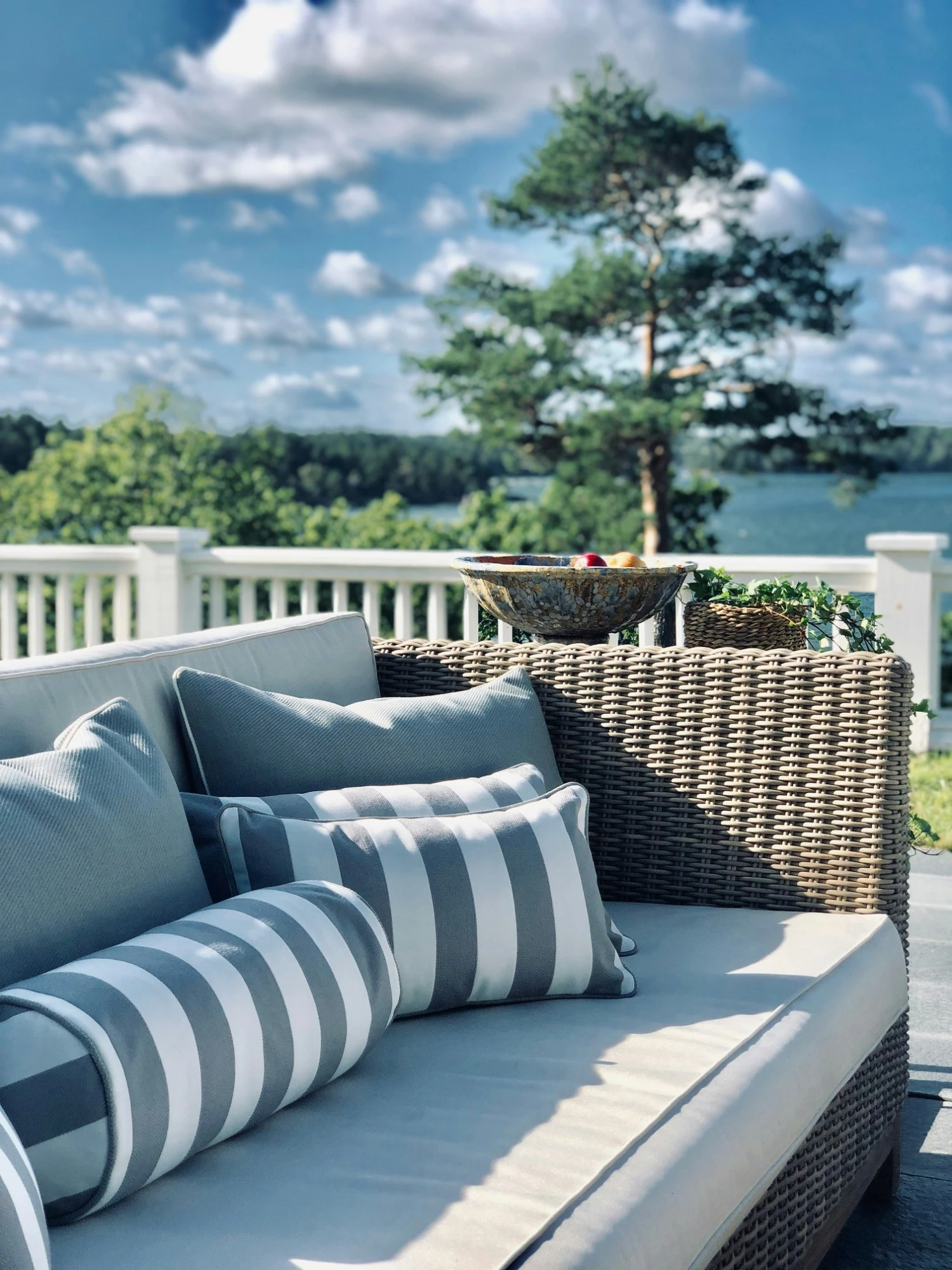 Wide Stripe Kissen 17x45 Cm, Grau 2 Wide Stripe Kissen 17x45 Cm, Grau – Bild 2