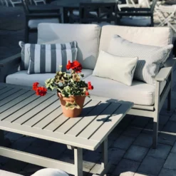 Wide Stripe Kissen 40x65 Cm, Grau -Gartenmöbel Rabatte diyti wide stripe cushion 40x65 cm 1 scaled