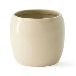 Ernst Topf Glasiert Steingut Ø14 Cm, Beige