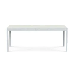 Flat Esstisch Ausziehbar 160-250x100 Cm, Warm White