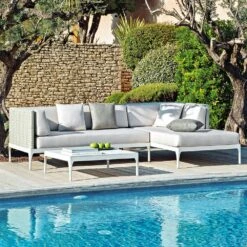 Infinity Kissen Für Tagesliege Links, Weiß