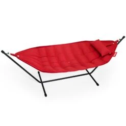 Fatboy Headdemock Superb Hängematte + Kissen, Rot/Schwarz -Gartenmöbel Rabatte fatboy fatboy headdemock superb red pillow rack black 2