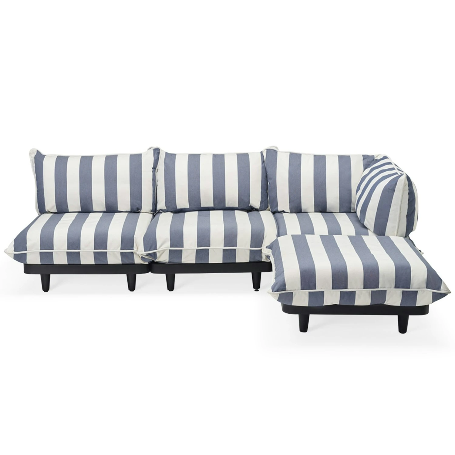Fatboy Paletti Modulsofa 3-Sitzer Mit Rechts Sonnenliege, Ocean Blue 1 Fatboy Paletti Modulsofa 3-Sitzer Mit Rechts Sonnenliege, Ocean Blue