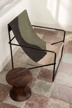 Ferm LIVING Desert Loungesessel, Dune / Schwarz -Gartenmöbel Rabatte ferm living desert lounge chair 1
