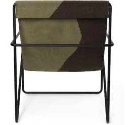 Ferm LIVING Desert Loungesessel, Dune / Schwarz -Gartenmöbel Rabatte ferm living desert lounge chair black dune 3