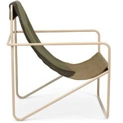Ferm LIVING Desert Loungesessel, Dune / Cashmere -Gartenmöbel Rabatte ferm living desert lounge chair black dune 6