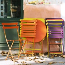 Bistro Metal Chair, Honey Matte -Gartenmöbel Rabatte fermob bistro stuhl metall 3 8