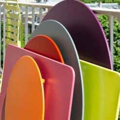 Bistro Table Ø117, Liquorice -Gartenmöbel Rabatte fermob bistro table 117 cm 1