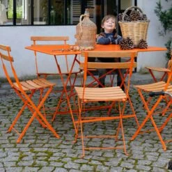 Bistro Table 117x77, Honey -Gartenmöbel Rabatte fermob bistro table 117x77 honey 4