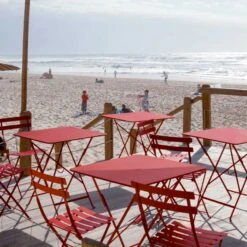 Bistro Tisch, 57x57 Cm/ Nutmeg -Gartenmöbel Rabatte fermob bistro tisch 57x57 cm 4 2