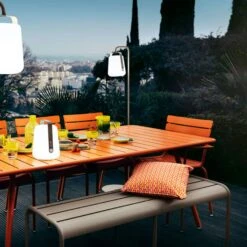 Luxembourg Bank 145, Cotton White -Gartenmöbel Rabatte fermob luxembourg bench 145 anthracite 5