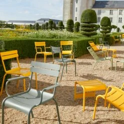 Luxembourg Sessel Niedrig, Deep Blue -Gartenmöbel Rabatte fermob luxembourg lounge sessel 1 1