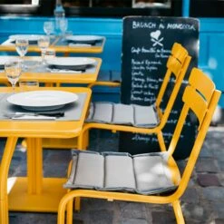 Luxembourg Sitzkissen, 40x45cm/ Dusky Gray -Gartenmöbel Rabatte fermob luxembourg sitzkissen 40x45cm 2