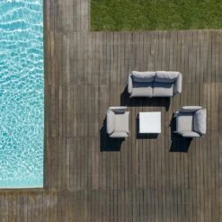 FIAM 3-sitssoffa Med Armstöd (vit/beige Sofa Beige