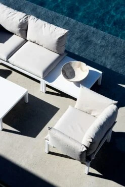 FIAM Domino Sessel, Beige/Weiß -Gartenmöbel Rabatte fiam fatolj vit beige 4