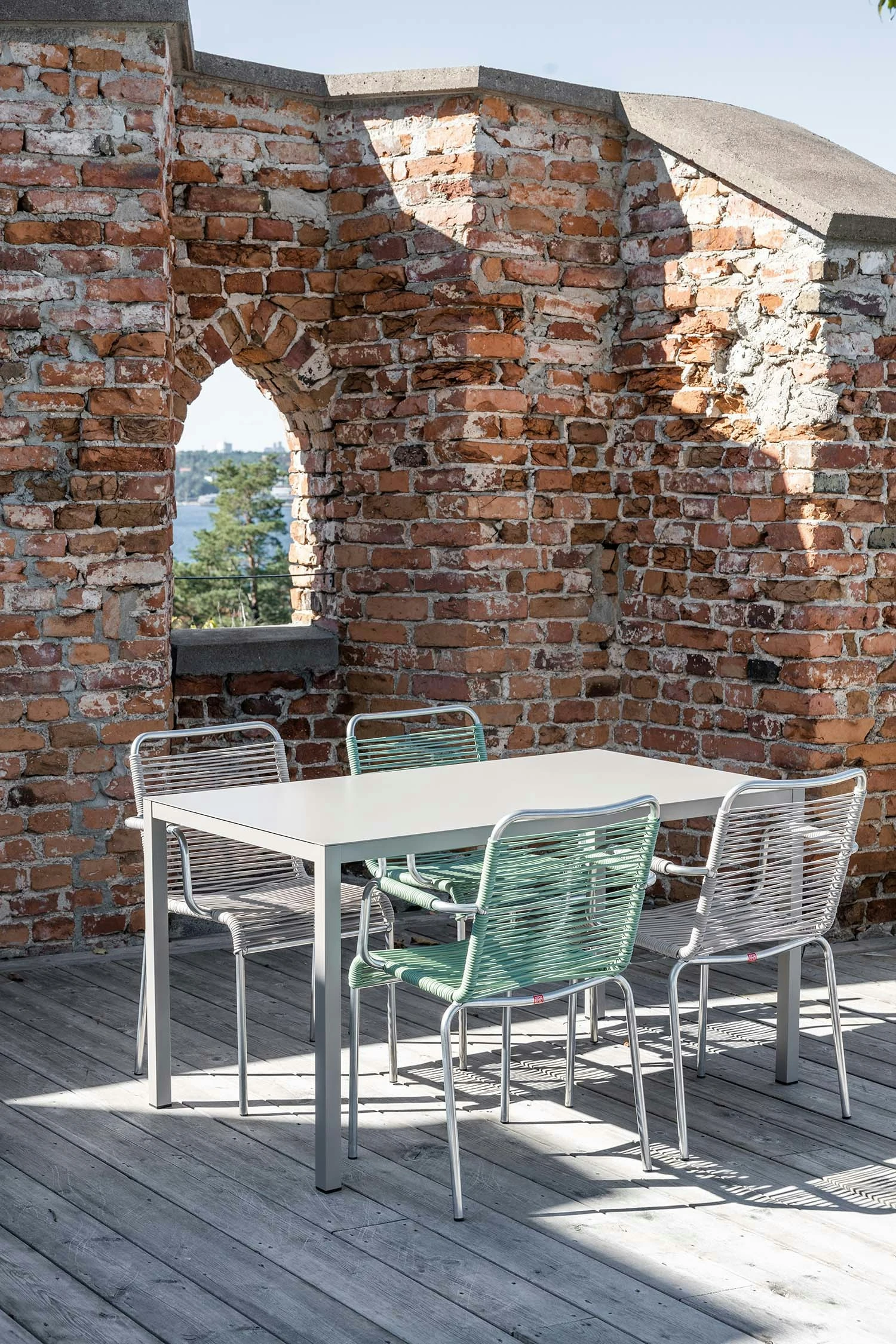 FIAM Mya Spaghetti Lehnstuhl, Grau 3 FIAM Mya Spaghetti Lehnstuhl, Grau – Bild 3