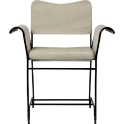 Gubi Tropique Esszimmerstuhl, Classic Black / Udine 12