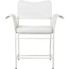 Gubi Tropique Esszimmerstuhl, Classic White Semi Matt / Udine 06