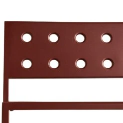 Hay Balcony Loungebank, Iron Red -Gartenmöbel Rabatte hay balcony lounge bench anthracite 4