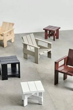 Hay Crate Niedriger Tisch, Weiß -Gartenmöbel Rabatte hay crate low table l45 x w45 x h40 pinewood 16