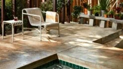 Hay Palissade Loungesessel Kurz, Sky Grey -Gartenmöbel Rabatte hay palissade loungesessel kurz 4