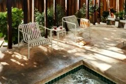 Hay Palissade Loungesessel Kurz, Sky Grey -Gartenmöbel Rabatte hay palissade loungesessel kurz 5