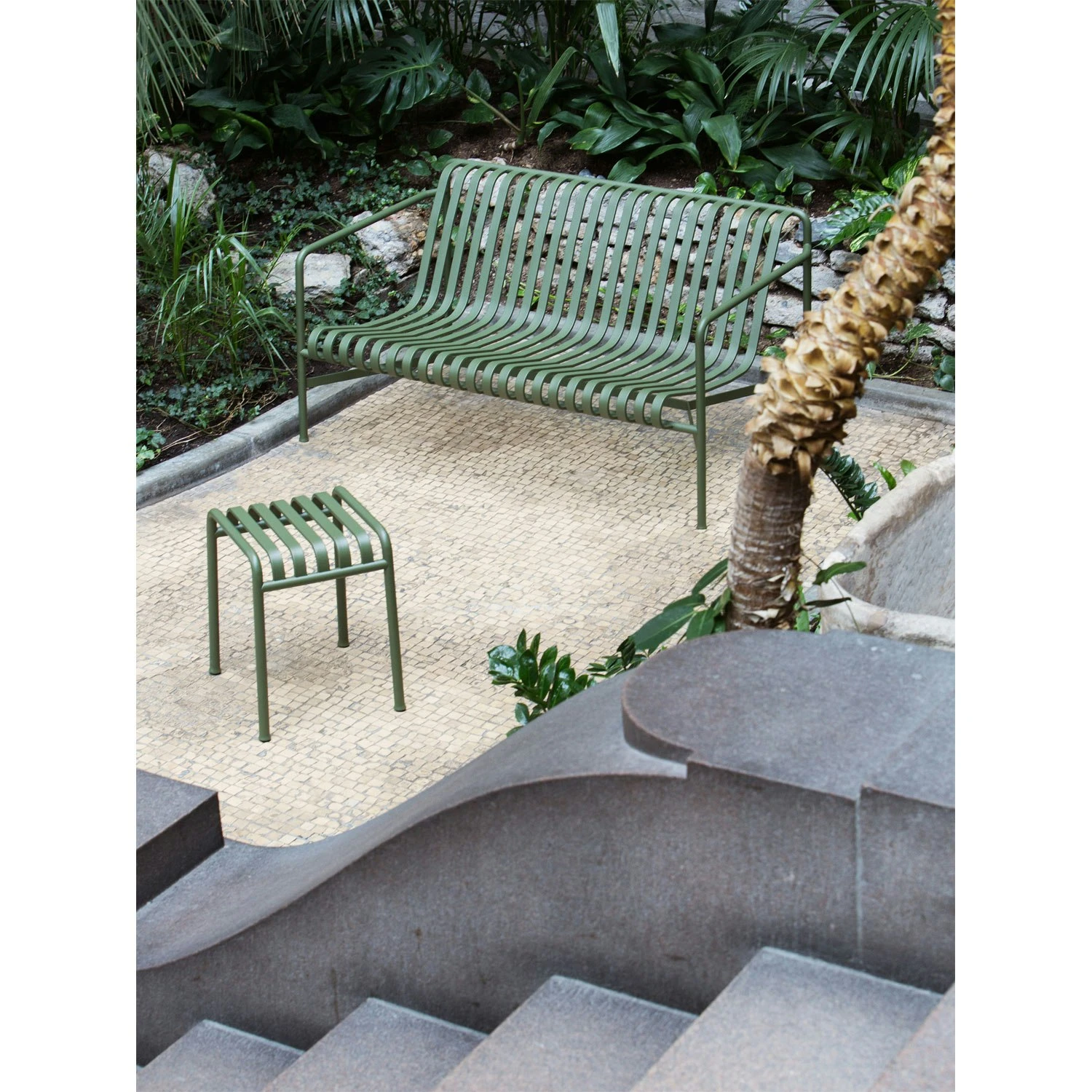 Hay Palissade Loungesofa, Olive 2 Hay Palissade Loungesofa, Olive – Bild 2