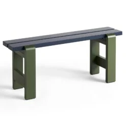 Hay Weekday Bank 23x111 Cm, Olive/Steel Blue