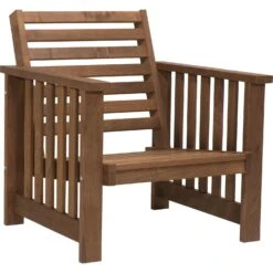 Gotland Sessel, Wärmebehandelt Esche