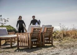 Gotland Sessel, Wärmebehandelt Esche -Gartenmöbel Rabatte hillerstorp gotland fatolj vit 7