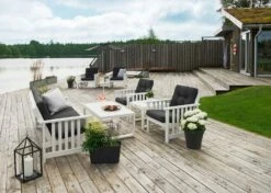 Gotland Loungetisch 60x120 Cm, Weiß 9 Gotland Loungetisch 60x120 Cm, Weiß -Gartenmöbel Rabatte hillerstorp gotland lounge bord 60x120 cm vitt 5