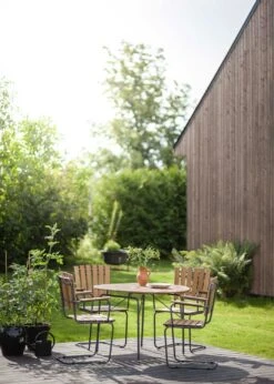 Sandhamn Tischgarnitur, Wärmebehandelt Esche -Gartenmöbel Rabatte hillerstorp sandhamn matgrupp varmebehandlad ask 9