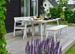 Stoltö Esstisch 90x220x72 Cm, Weiß -Gartenmöbel Rabatte hillerstorp stolto dining table 90x220x72 cm 7